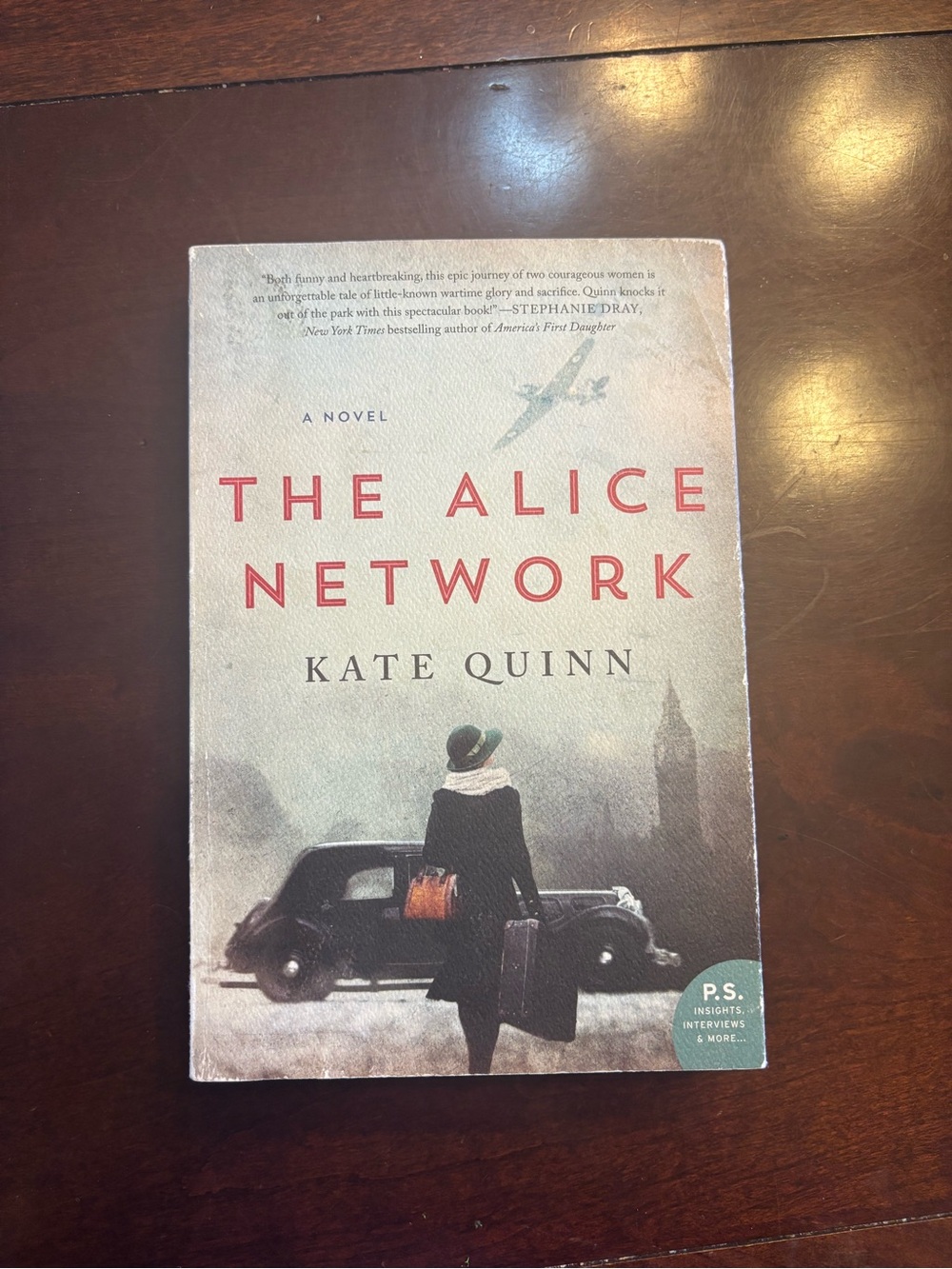 The Alice Network by Kate Quinn - Historical Fiction Paperback Book